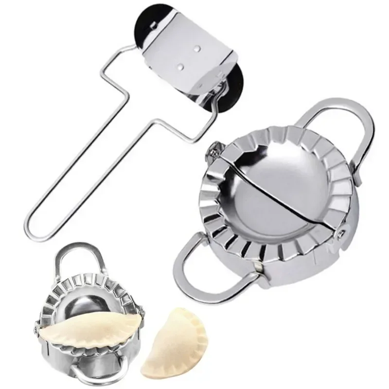 Dumpling Press Set - for Dumpling Wrapper Dough Stamp Cutter