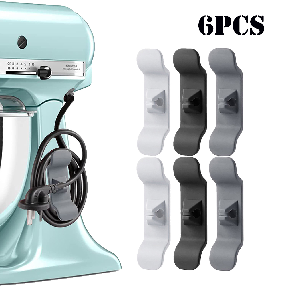 Spring Roll Wrapper - 3/6pcs Cord Wrapper Organizer Clips Holder