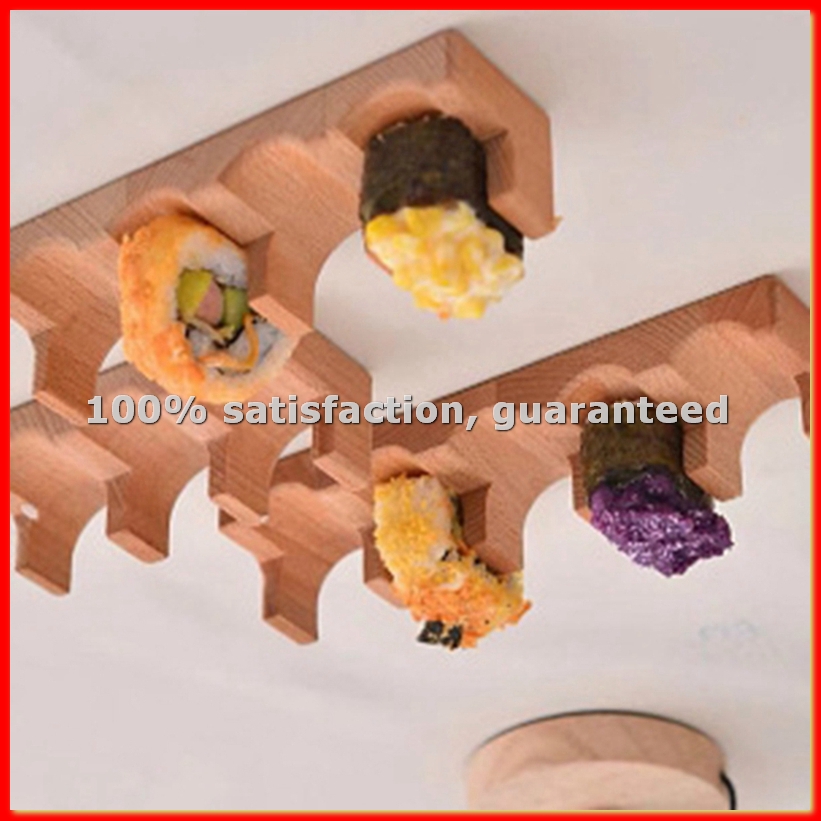 Taco Stand Holder - Wood Sushi Tacos Holder Taco Stand