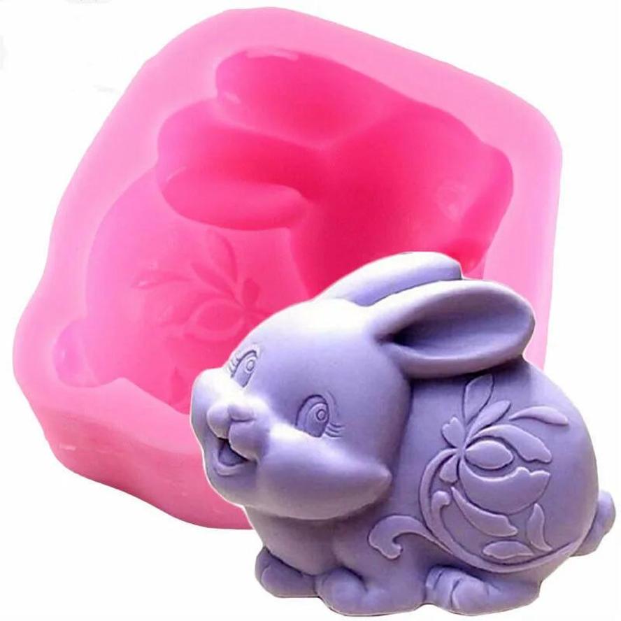 Bunny Cake Mold - 1 Pcs Easter Rabbit Silicone Mould