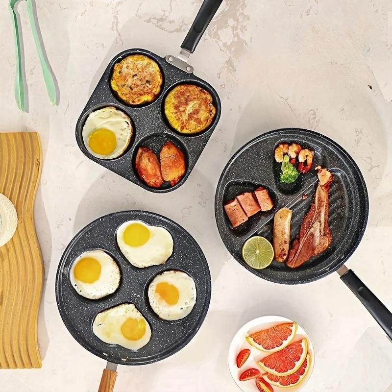 Non‑Stick Multi‑Hole Egg Burge - Mini Pancake Griddle review and price