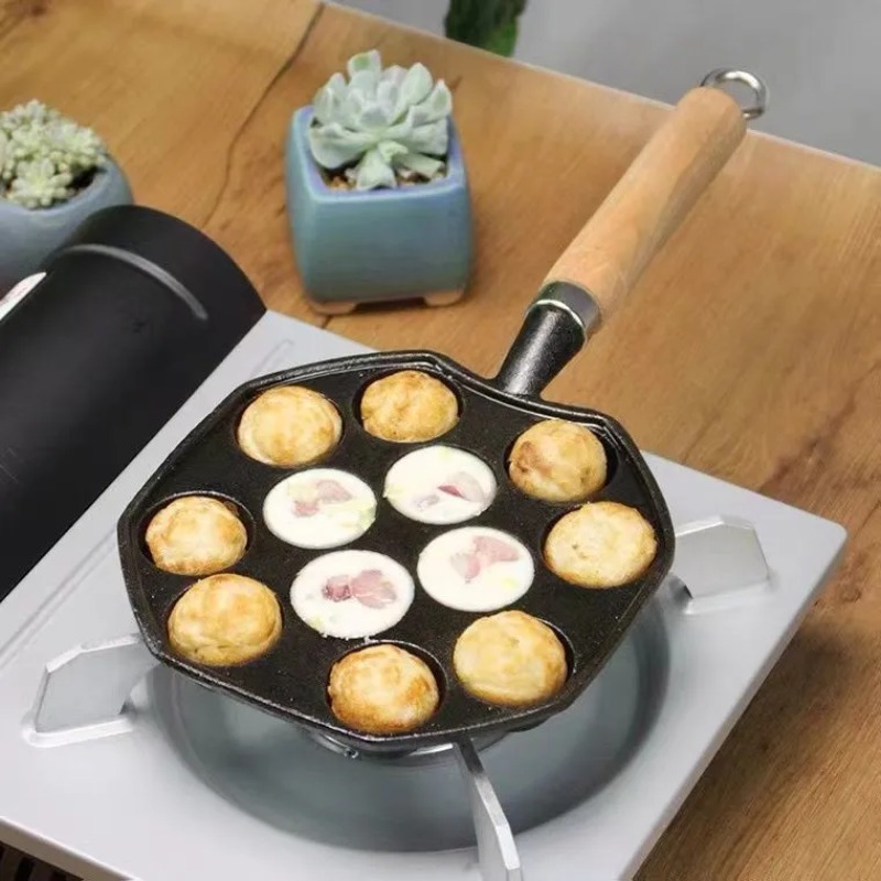 Baking Takoyaki Pan 14 Holes G - Cast Iron Corn review and price