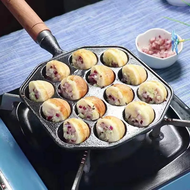 Baking Takoyaki Pan 14 Holes G - Cast Iron Corn review and price