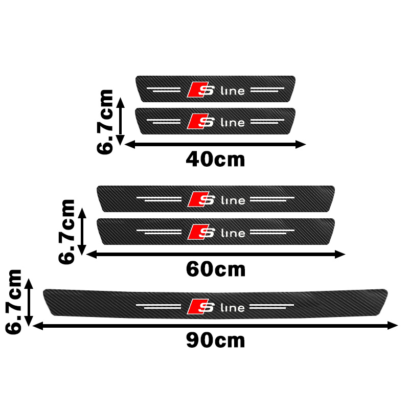 Car Door Sill Scuff Plate Deco - Crepe Pan Carbon review and price