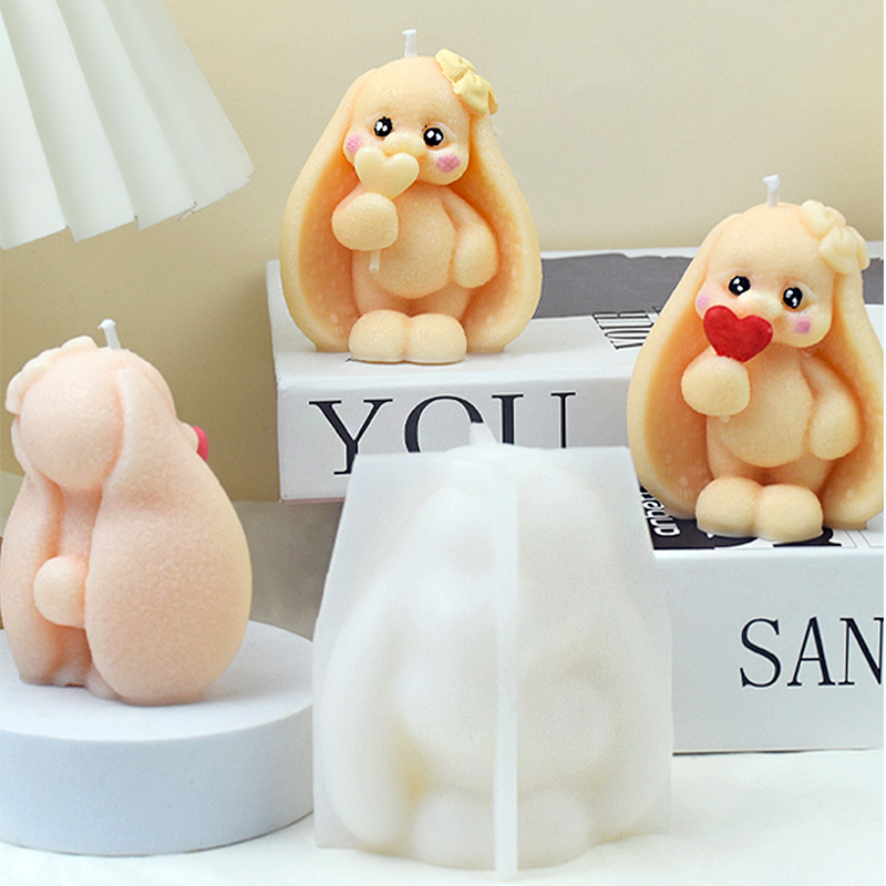 3D Long-eared Rabbit Silicone  - Bunny Cake Mold review and price