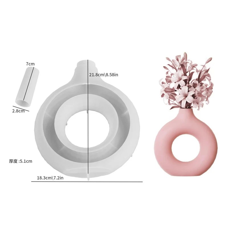 Silicone Mold for Vases Resin  - Potsticker Mold review and price