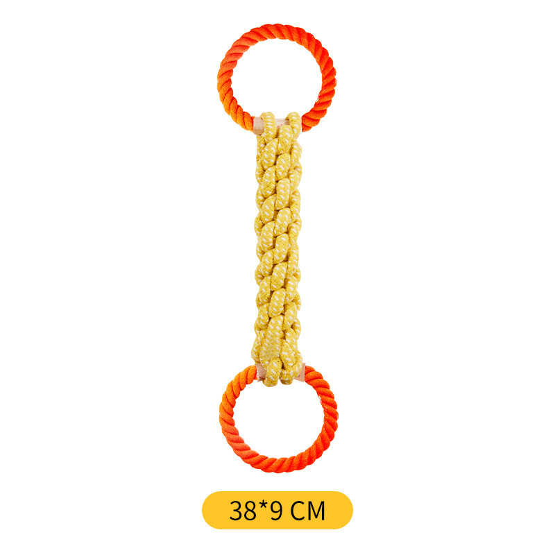 Pet toy cotton rope double-rin - Corn Dog Stick review and price