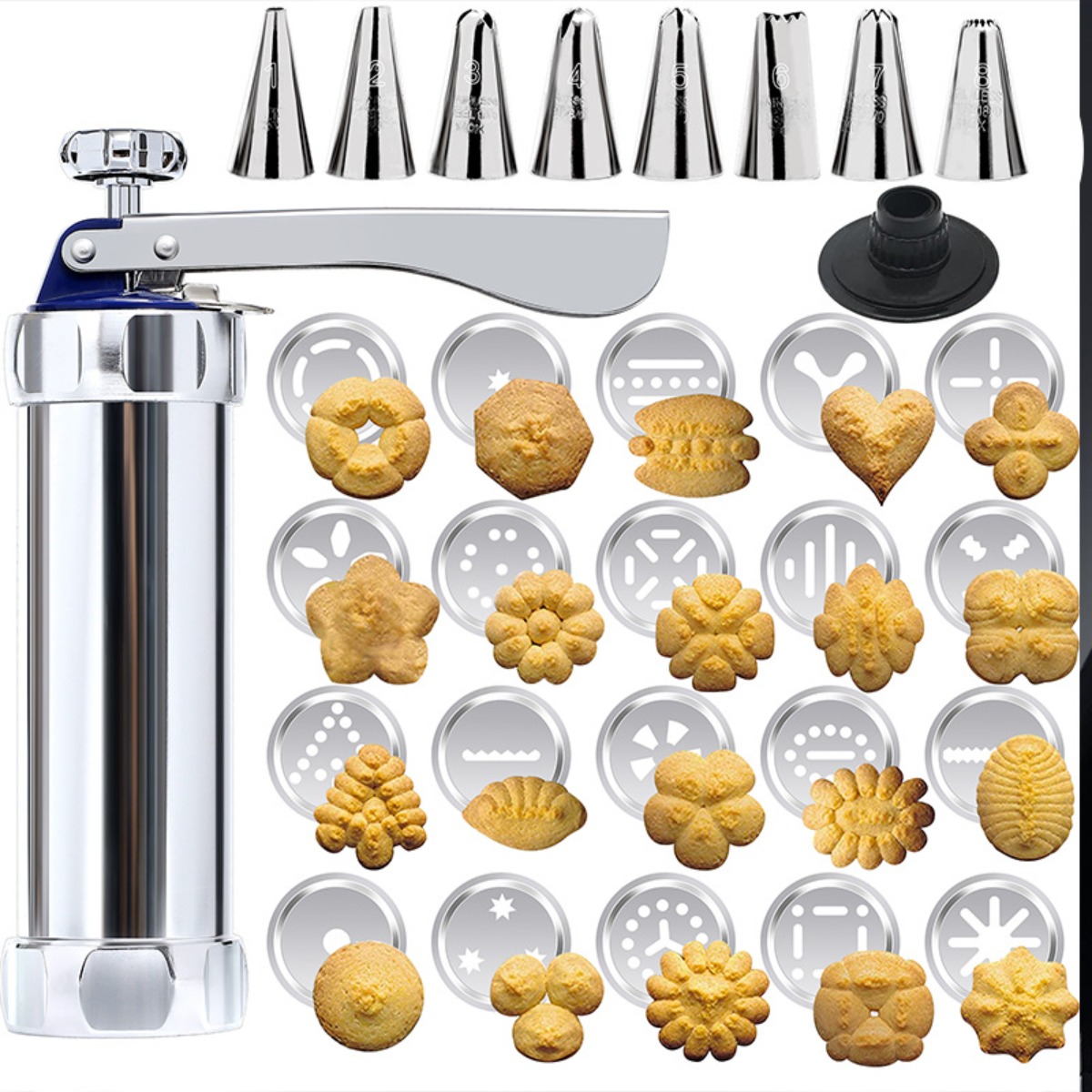 Stainless Steel Cookie Press K - Churros Maker Gun review and price