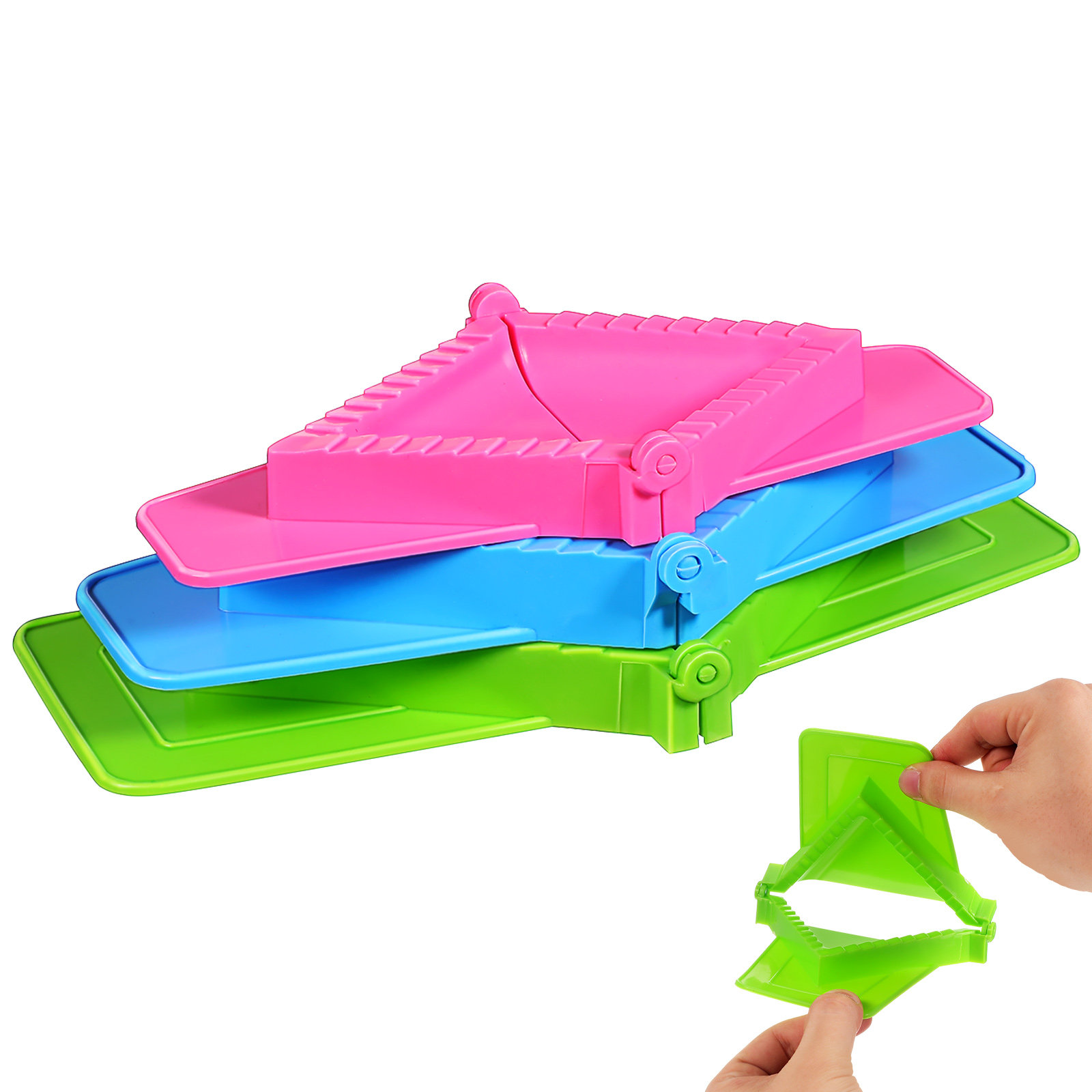 3Pcs Dumpling Mold Plastic Set - Dumpling Press Set review and price