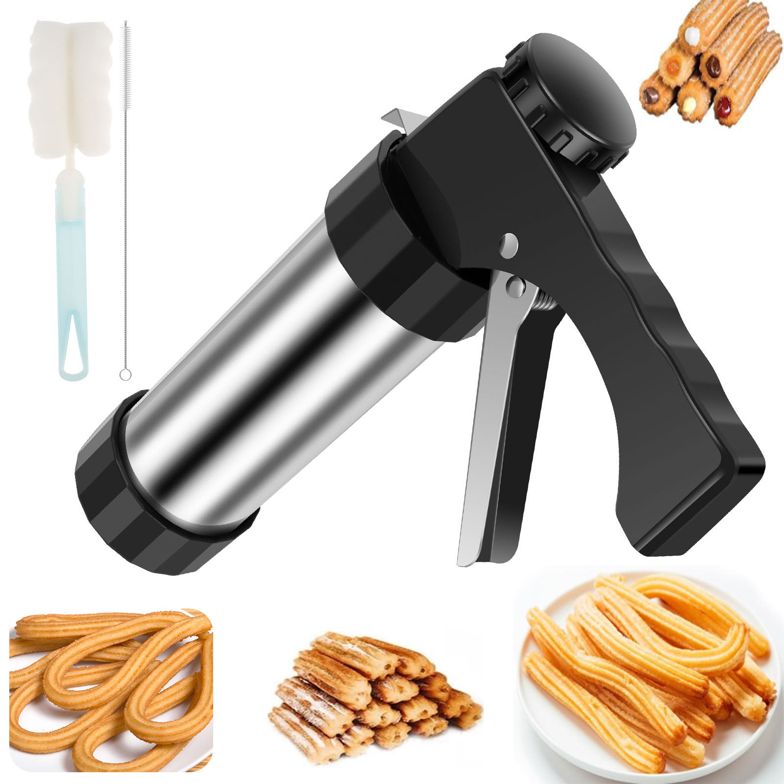 Churro Maker Machine Cookie Pr - Churros Maker Gun review and price