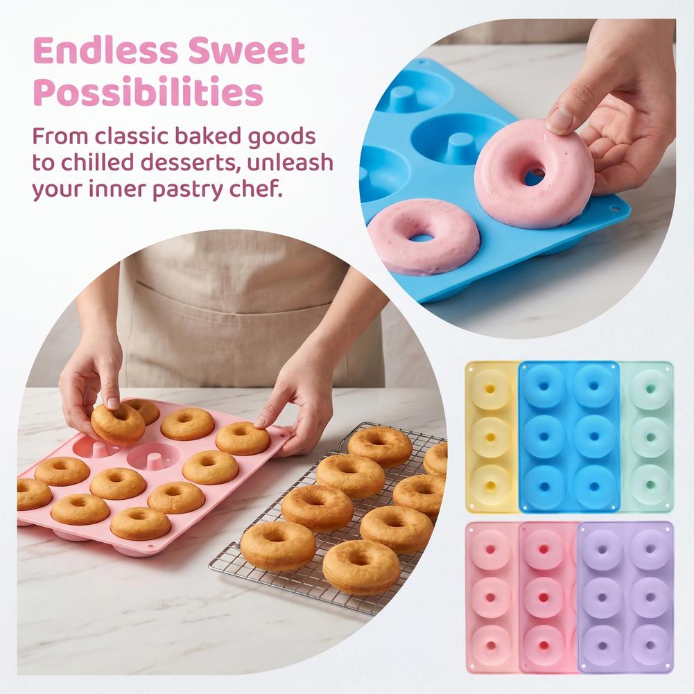 1PC Silicone Donut Mold Baking - Donut Mold Silicone review and price