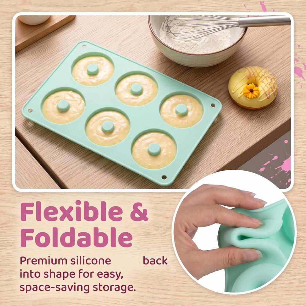 1PC Silicone Donut Mold Baking - Donut Mold Silicone review and price