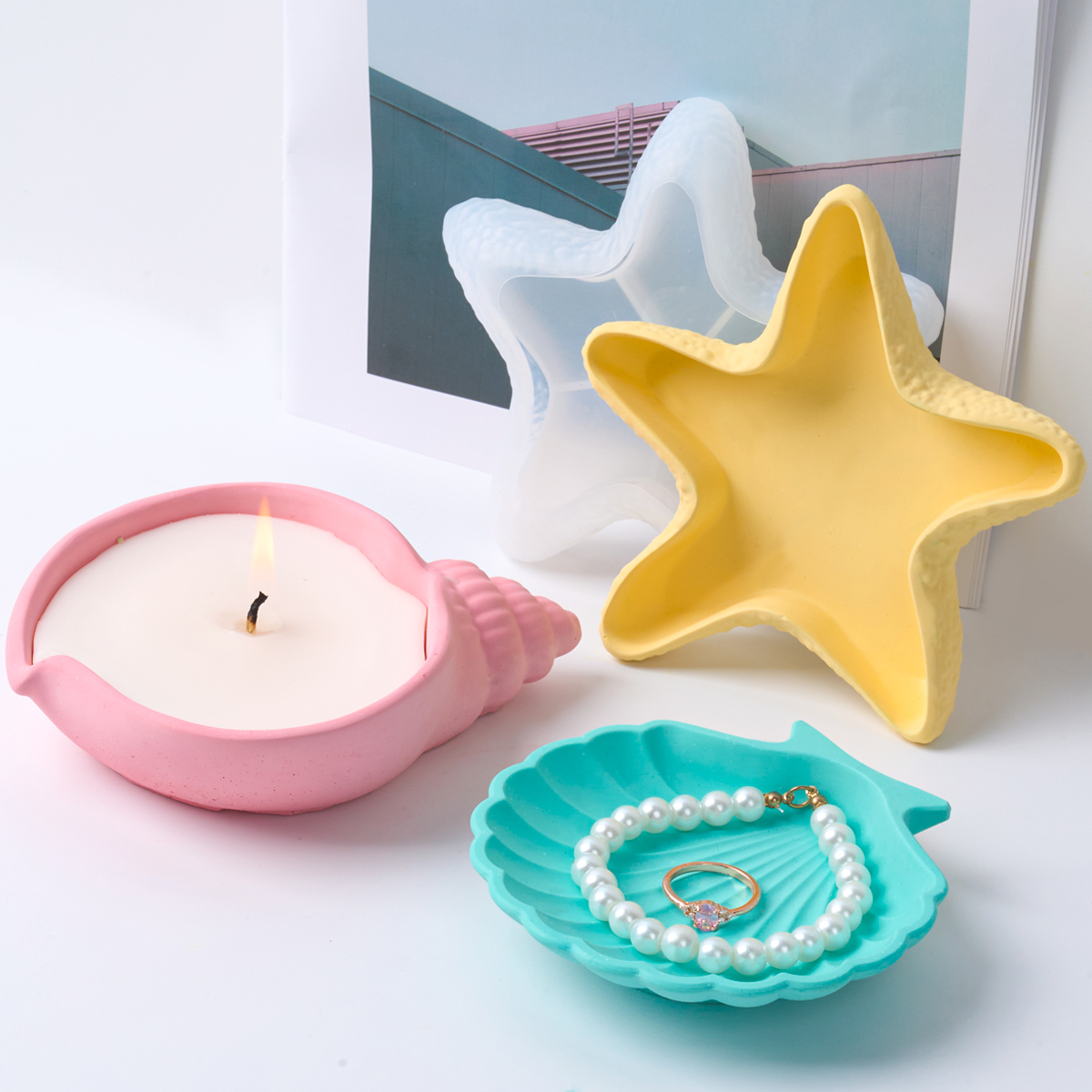 DIY Concrete Starfish Starage  - Potsticker Mold review and price