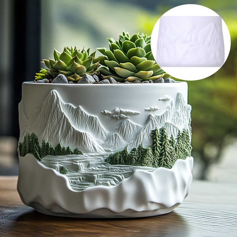 Mountain relief succulent plan - Potsticker Mold review and price