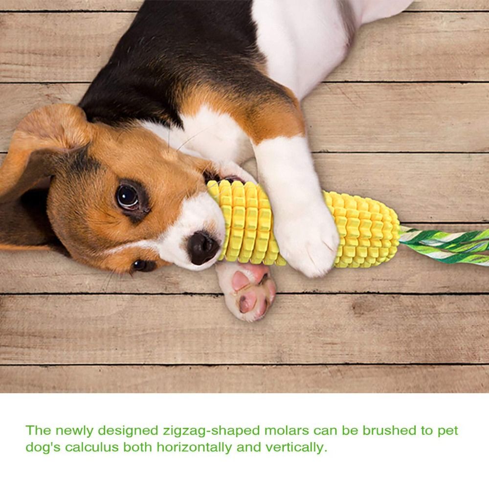 Tough Rubber Dog Chew Corn Sti - Corn Dog Stick review and price
