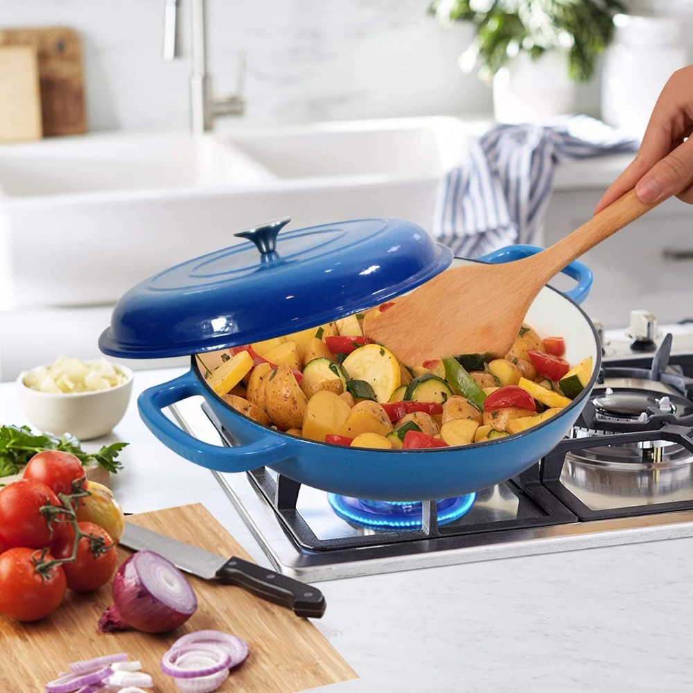4.5L Dutch Oven Soup Pot Cast  - Cast Iron Corn review and price