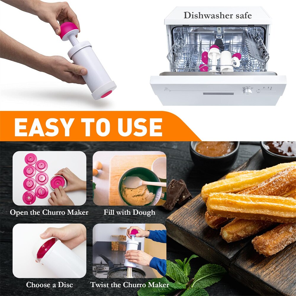 Plastic Churro Maker Kit Porta - Churros Maker Gun review and price