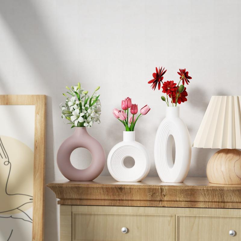 New Nordic Donut Shape Vase Si - Donut Mold Silicone review and price