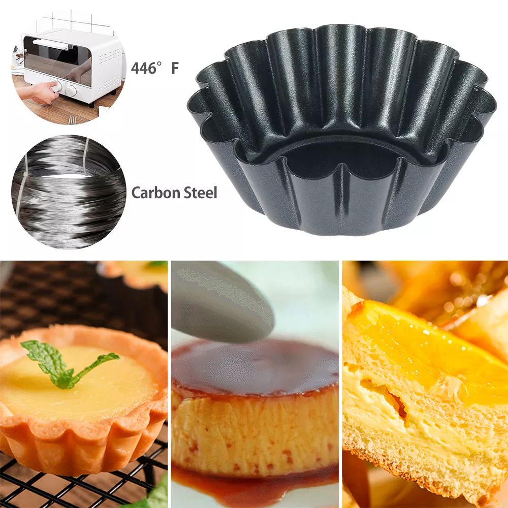 4PCS Mini Round Nonstick Tart  - Egg Waffle Pan review and price