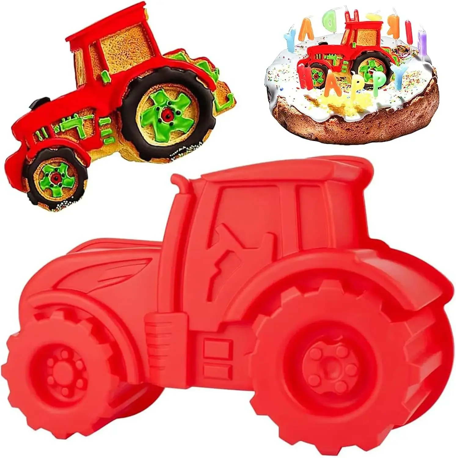 3D Tractor Silicone Baking Mou - Bunny Cake Mold review and price