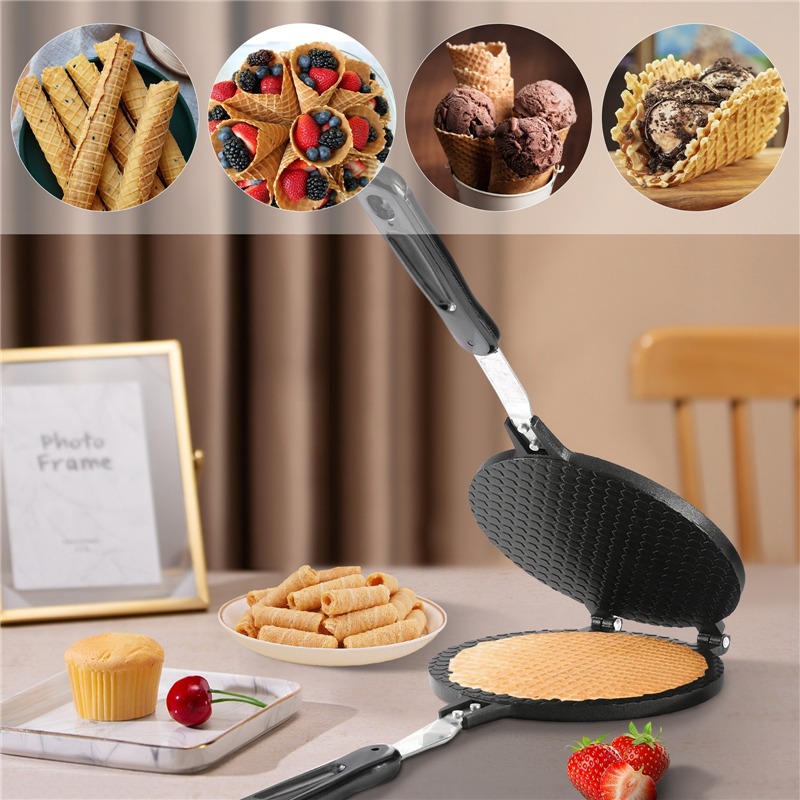 22cm Non-Stick Egg Roll Waffle - Egg Waffle Pan review and price