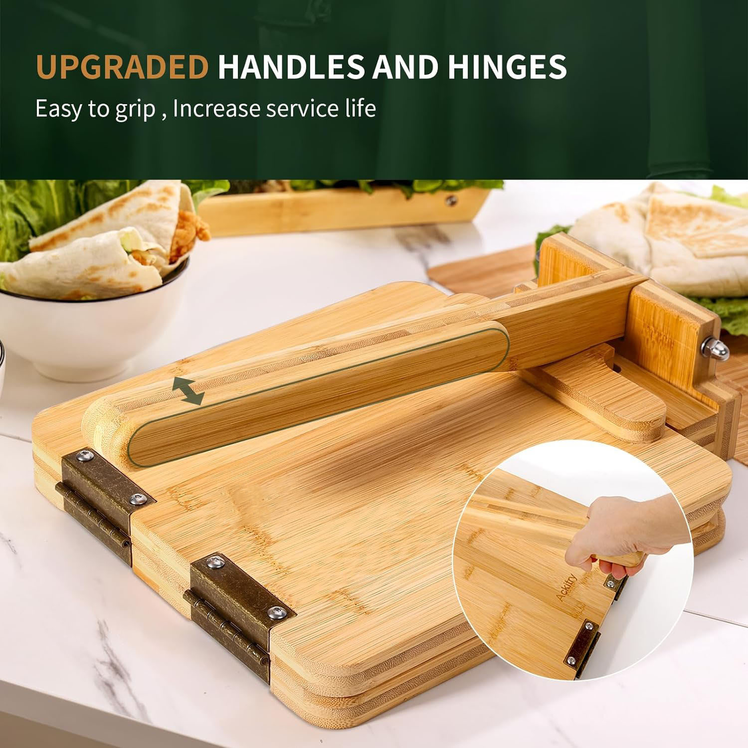 Hot-selling bamboo and wood to - Dumpling Press Set review and price