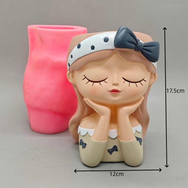 Silicone mold cute bow girl fl - Potsticker Mold review and price