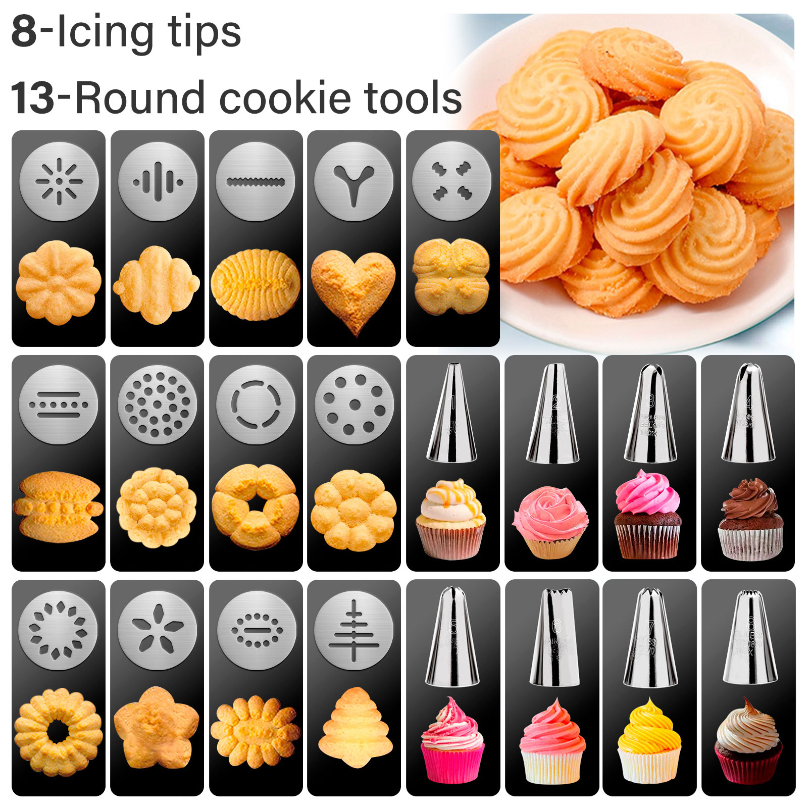 Cookie Maker Machine Stainless - Churros Maker Gun review and price