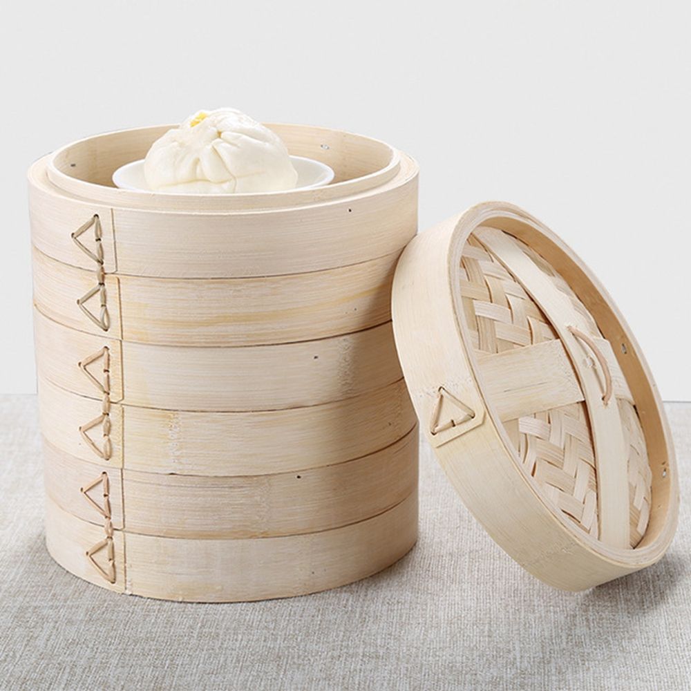 Handle Steam Basket Makes Tast - Bao Steamer Bamboo review and price