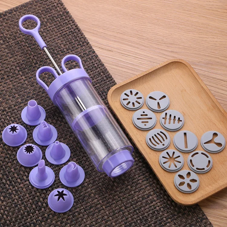DIY Manual Cookie Press Maker  - Churros Maker Gun review and price