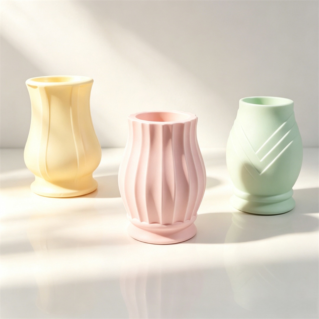 Embossed Pattern Curved Vase S - Potsticker Mold review and price