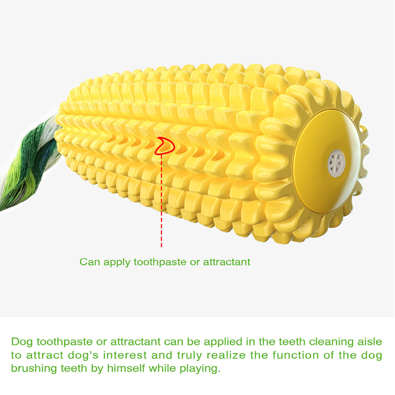 Pet Toy Squeaky Dental Chew St - Corn Dog Stick review and price