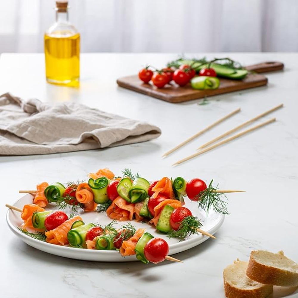 90-1350Pcs BBQ Bamboo Sticks D - Corn Dog Stick review and price