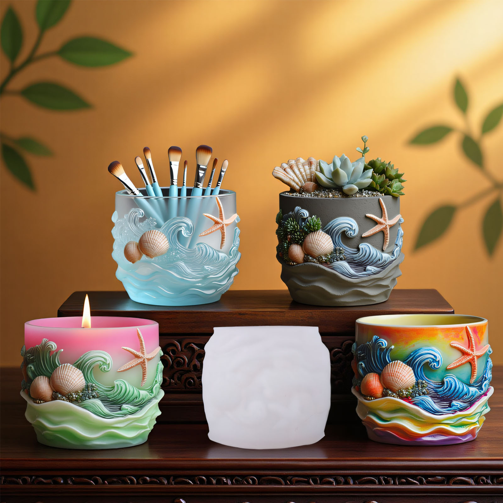Marine Life Relief Succulent P - Potsticker Mold review and price