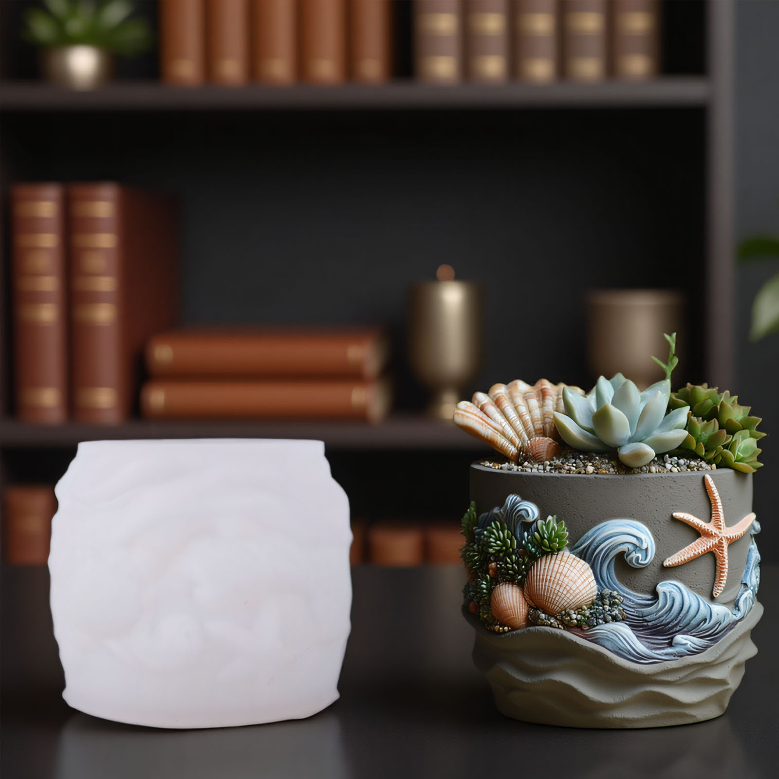 Marine Life Relief Succulent P - Potsticker Mold review and price