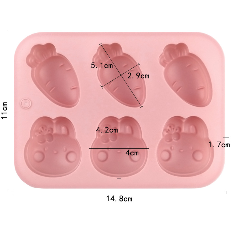 Cartoon Silicone Mold Rabbit C - Bunny Cake Mold review and price
