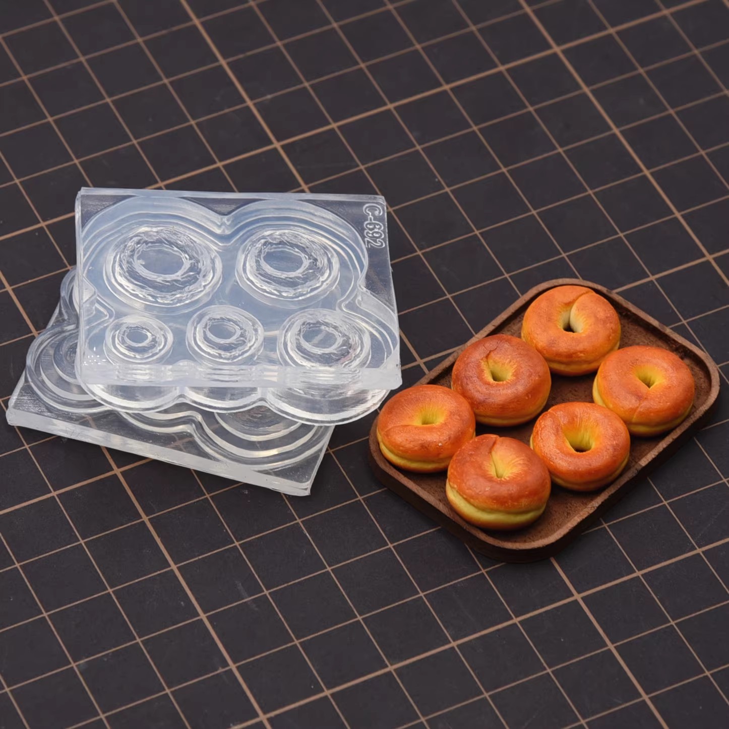 Polymer Clay Mini 3D Bagel Bre - Donut Mold Silicone review and price