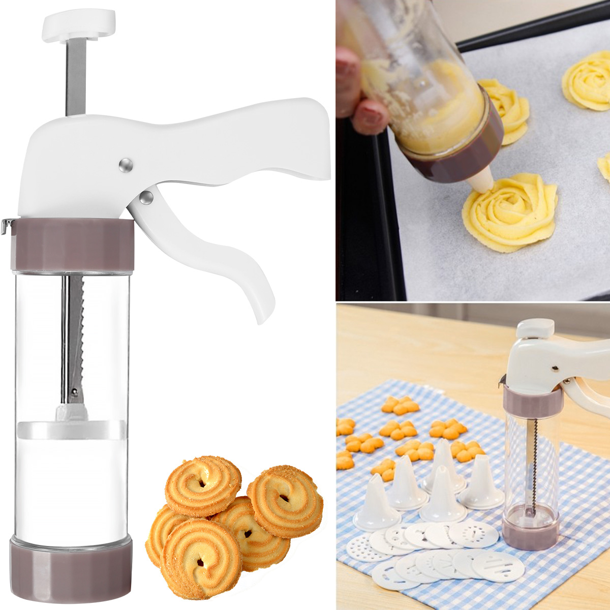 Cookie Press Set Cookie Press  - Churros Maker Gun review and price