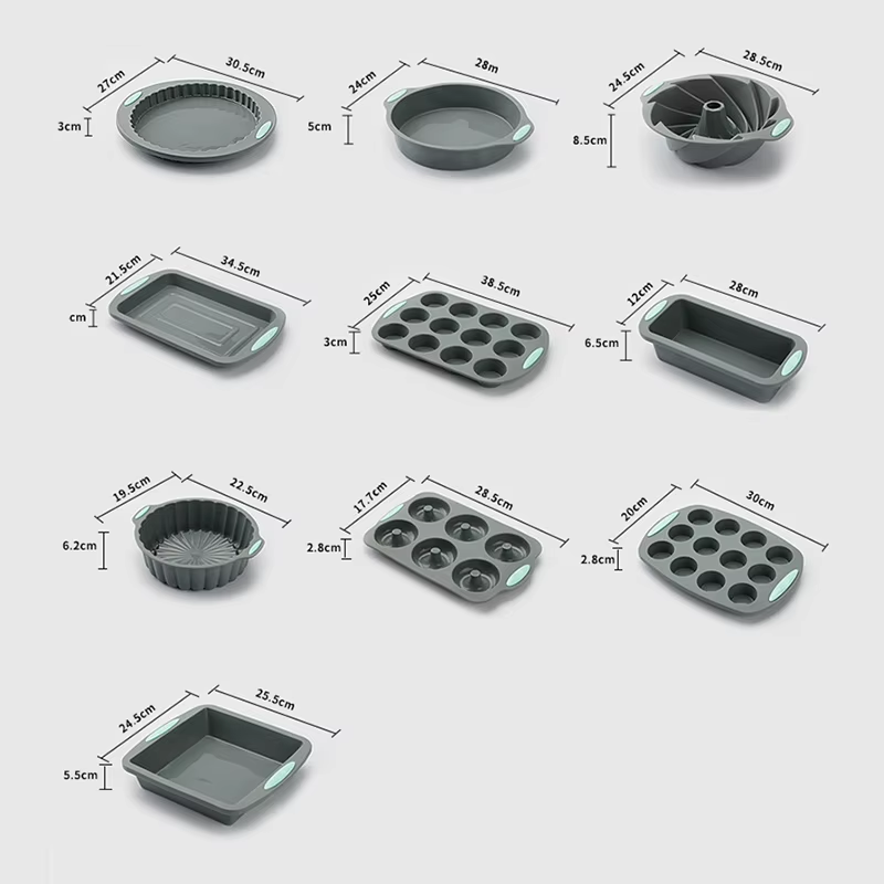 Silicone Fluted Cake Pans Non- - Donut Mold Silicone review and price