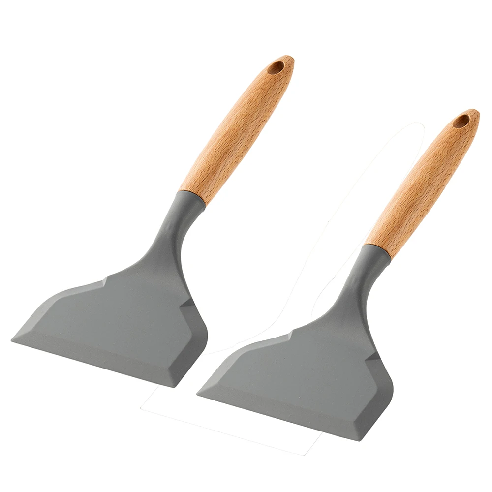 2Pcs Silicone Spatula Wide Mou - Okonomiyaki Spatula review and price