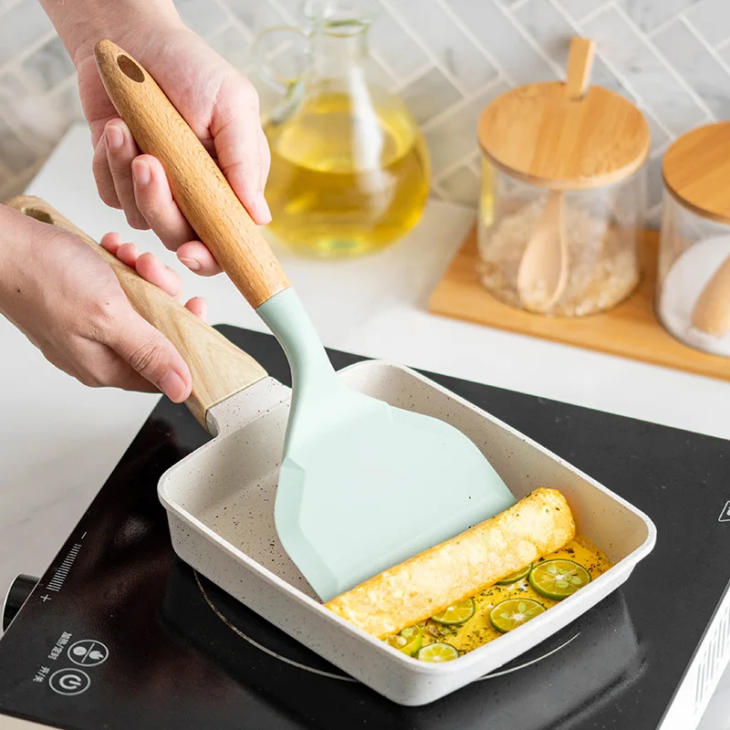 2Pcs Silicone Spatula Wide Mou - Okonomiyaki Spatula review and price